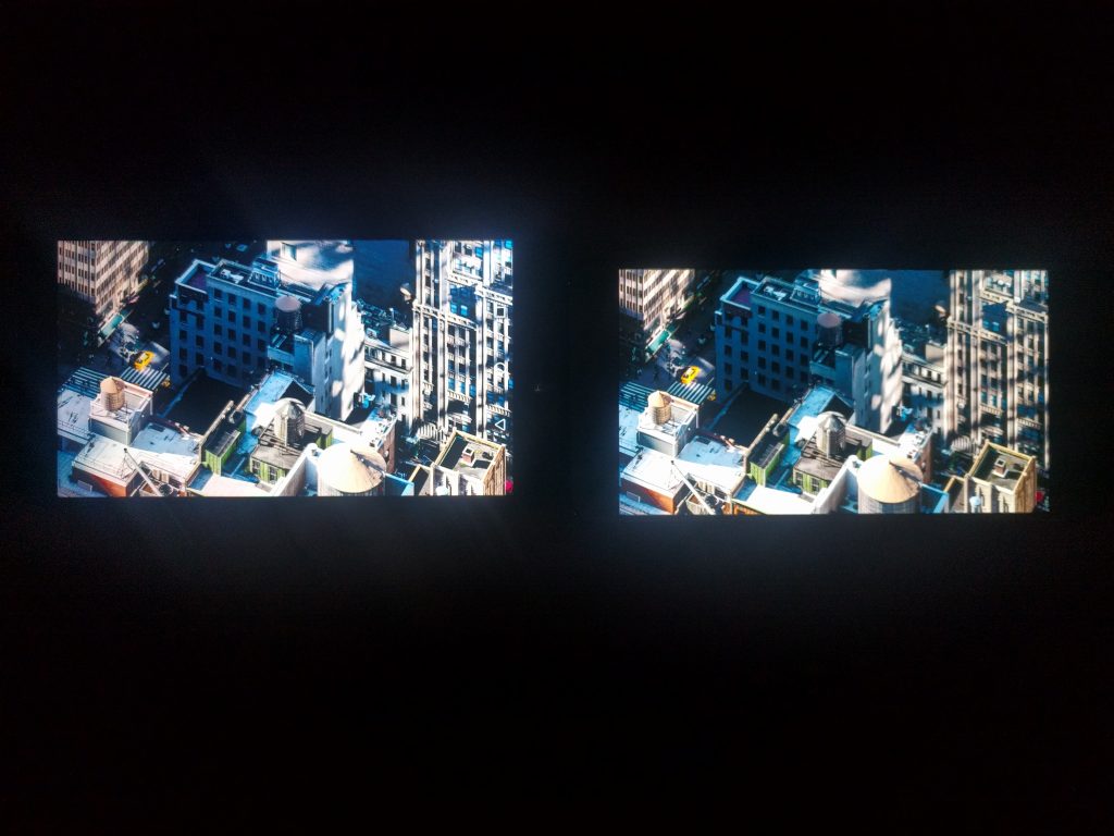 屏幕 HUAWEI Mate 9(左) VS 三星Note 5(右)