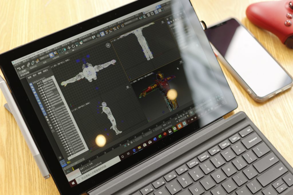 Surface Pro 7运行3DMax 2020