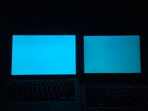 MacBook Pro 13和Elite x2 1012 G1青色对比