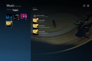 Windows App"Music by Sony"