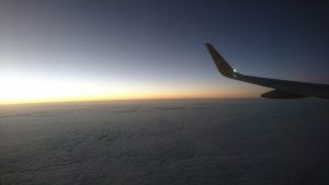 太阳快要下山了,云海也逐渐暗了下来