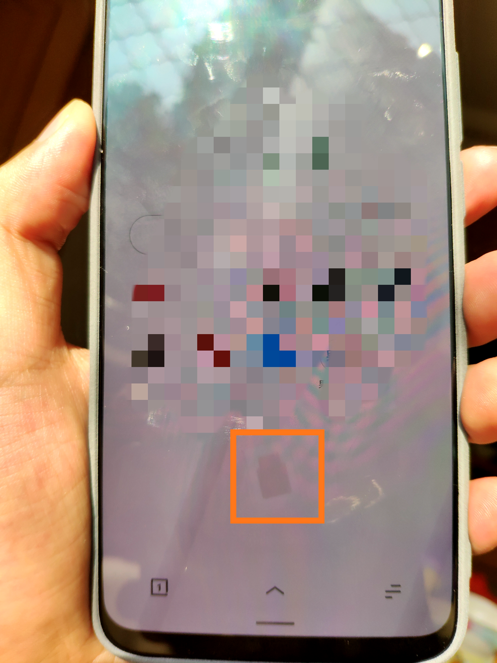 魅族16强光下屏下指纹识别模块（图片来源于网络）